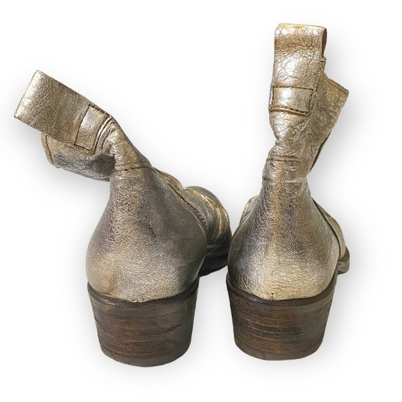 Elena Iachi Ankle boots‎ in Distressed Metallic leather, Size 37EU - Picture 6 of 14